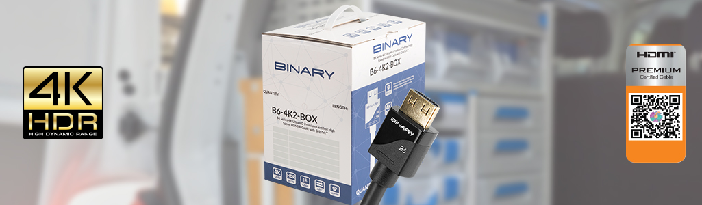 New Binary b6 4k/HDR box of cables