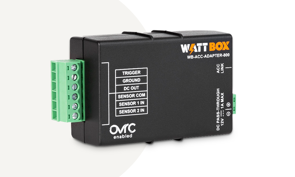 Image of the UI of Wattbox adapter with e-thernet cord