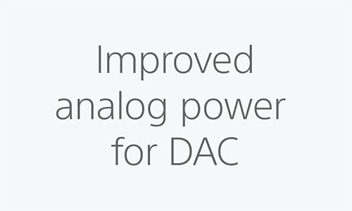 Improved analog power for DAC