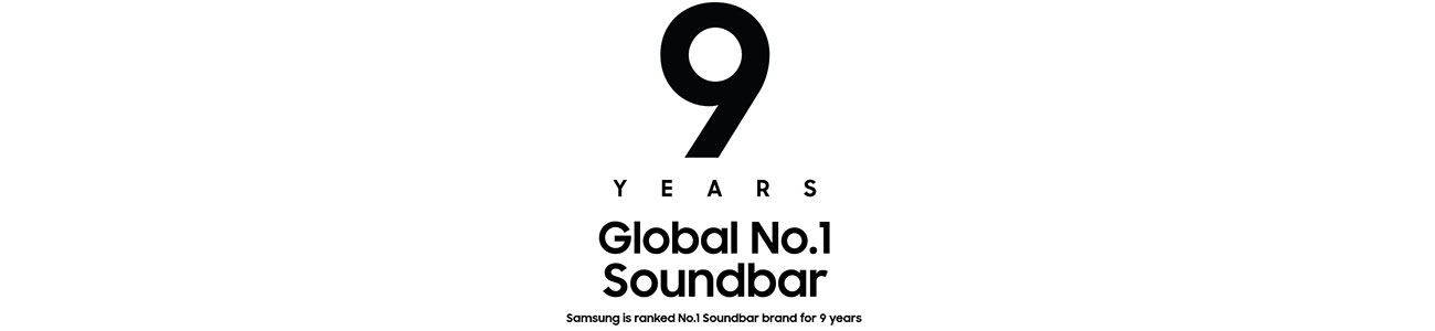 9 years global no 1 Soundbar