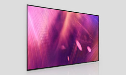 Crystal UHD TV has a pink aura onscreen.