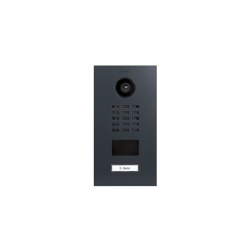 Picture of DOORBIRD - IP VIDEO DOOR STATION D2101V STAINLESS-STEEL V2A 1 BACKLIT CALL BUTTON