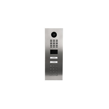 Picture of DOORBIRD IP VIDEO DOOR STATION D2102KV, STAINLESS STEEL V2A, BRUSHED, 2 CALL BUTTONS