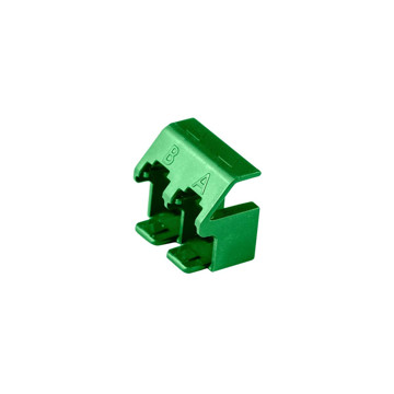 Picture of CLEERLINE - SSF LC MM CONNECTOR CLIP W/POLARITY TUBE (GREEN) (100 PK)