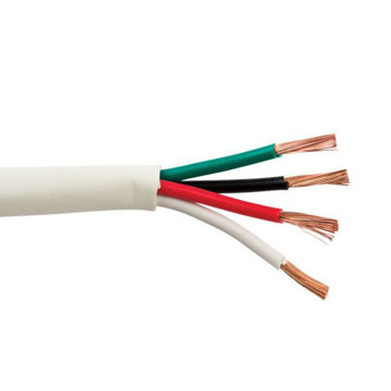 Picture of SCP 4 CONDUCTOR, 16 AWG, 65 STRAND OFC, SPEAKER CABLE, (C)UL FT4 PVC JKT - WHITE - 500 FT BOX