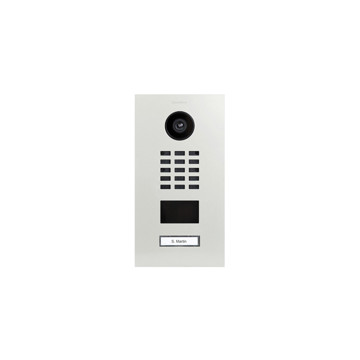 Picture of DOORBIRD - IP VIDEO DOOR STATION D2101V STAINLESS-STEEL V2A, RAL9016, 1 CALL BUTTON (FLUSH-MOUNTING)