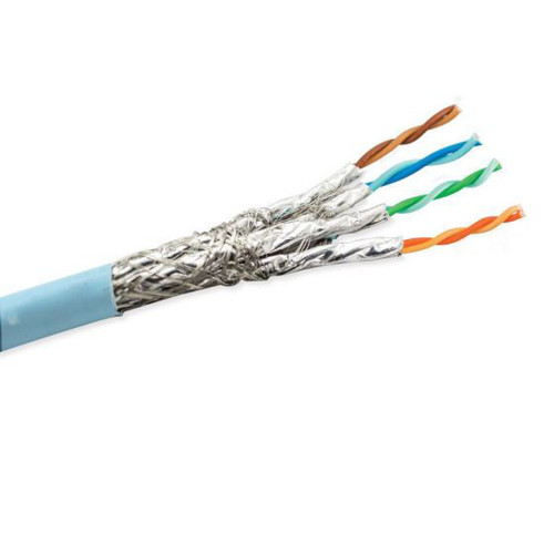 Picture of SCP CAT7A-10GBASET 1200 MHZ 23AWG SOLID BC, 4PR, S/FTP, ANSI/TIA 568.2-D, UL CMR, 1000FT SPOOL