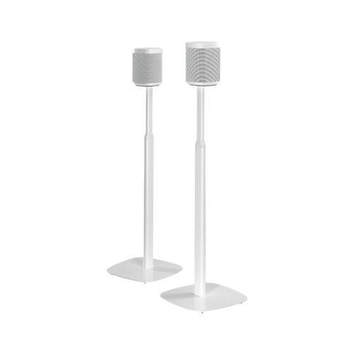 Picture of MOUNTSON ADJUSTABLE FLOOR STAND FOR SONOS ONE, ONE SL & PLAY:1 WHITE - PAIR