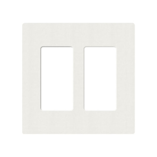 Picture of LUTRON - SATIN COLOR 2-GANG WALLPLATE (ARCHITECTURAL WHITE)
