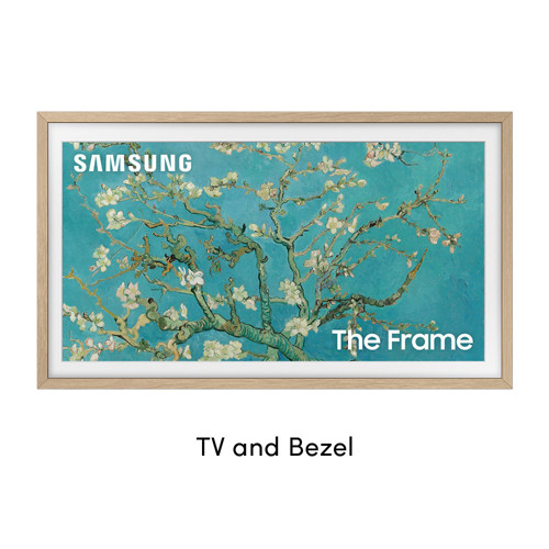 Picture of SAMSUNG - THE FRAME 32IN C SERIES / BEZEL BUNDLE - MODERN TEAK