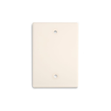 Picture of WIREPATH - BLANK MIDI WALL PLATE - LIGHT ALMOND