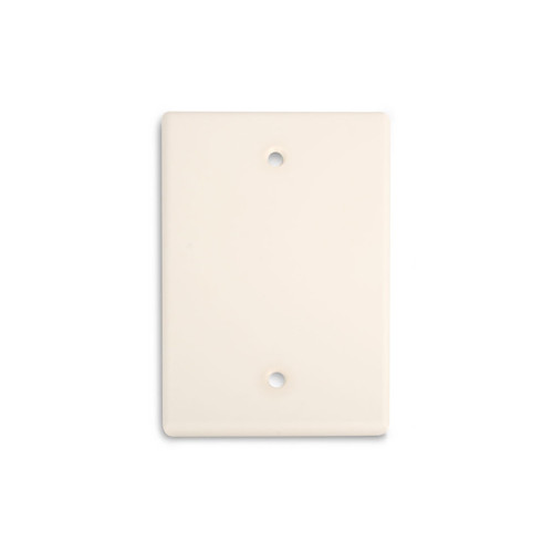 Picture of WIREPATH - BLANK MIDI WALL PLATE - LIGHT ALMOND