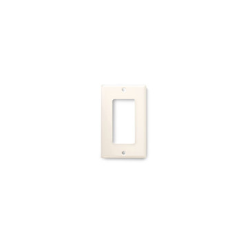 Picture of WIREPATH - MIDI DECORATIVE SINGLE GANG WALL PLATE - LIGHT ALMOND