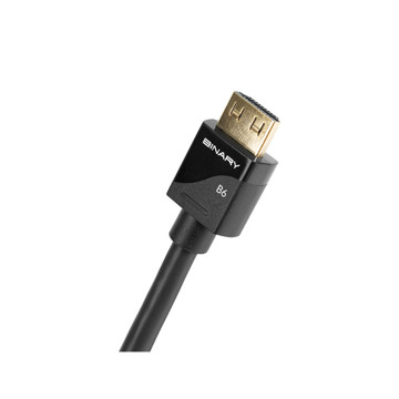 Picture of BINARY - B6 SERIES 4K2 ULTRA HD PREMIUM CERTIFIED HIGH SPEED HDMI CABLE WITH GRIPTEK - 10 FT. (3M)