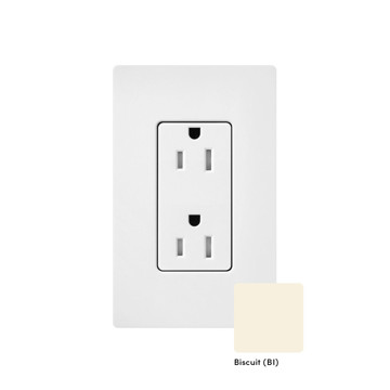 Picture of LUTRON - 15A DUPLEX TAMPER RESISTANT RECEPTACLE (BISCUIT)