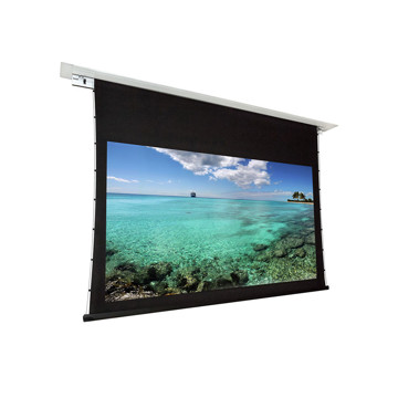 Picture of DRAGONFLY - RECESSED MOTORIZED TAB TENSION 100 IN.  MATTE WHITE PROJECTION SCREEN (16:9)