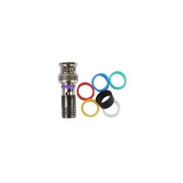 Picture of BINARY - BNC MALE COMPRESSION CONNECTOR - RG59 QUAD (20/BAG)