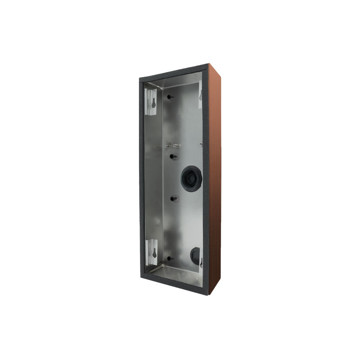 Picture of DOORBIRD - D2102BV D2103BV SURFACE MOUNTING BACKBOX, PVD COATING, STAINLESS STEEL, BRUSHED BRONZE